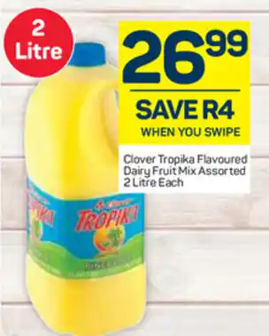 Pick n Pay Clover Tropika Flavoured Dairy Fruit Mix 2L offer