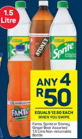 Pick n Pay Fanta, Sprite or Stoney Ginger Beer 1.5L offer
