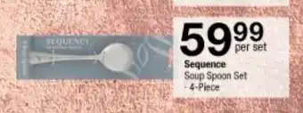 Checkers Sequence Soup Spoon Set -4-Piece offer