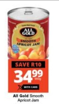 Checkers All Gold Smooth Apricot Jam offer