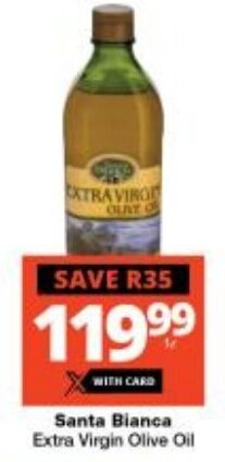 Checkers Santa Bianca Extra Virgin Olive Oil offer