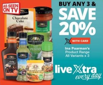 Checkers Ina Paarman's Product Range All Variants x 3 offer