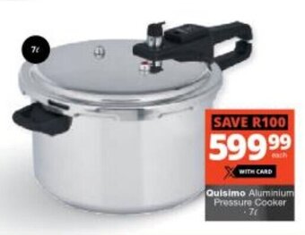 Checkers Quisimo Aluminium Pressure Cooker offer