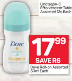 Pick n Pay Dove Roll-On 50ml offer