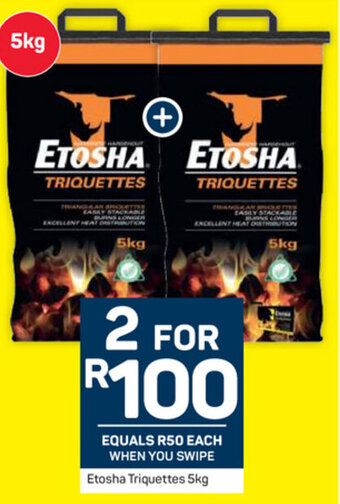 Pick n Pay Etosha Triquettes 5kg offer