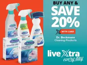 Checkers Dr. Beckmann Cleaning Products offer