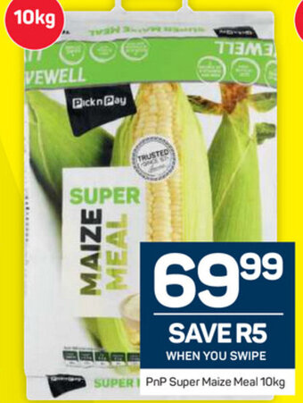 Pick n Pay PnP Super Maize Meal 10kg offer