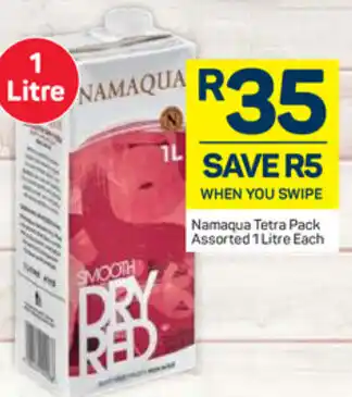 Pick n Pay Namaqua Tetra Pack Assorted 1 Litre offer