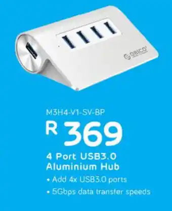 Computer Mania 4 Port USB3.0 Aluminum Hub offer