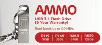 Computer Mania Ammo USB 3.1 Flash Drive 32GB offer