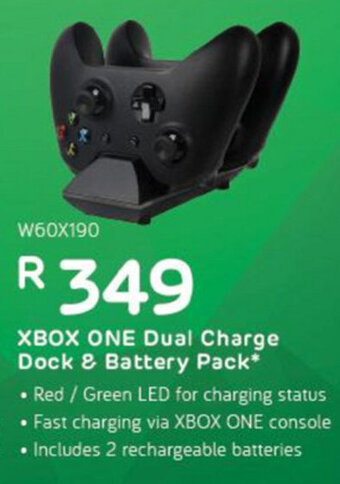 Xbox One Dual Charge Dock & Battery Pack
