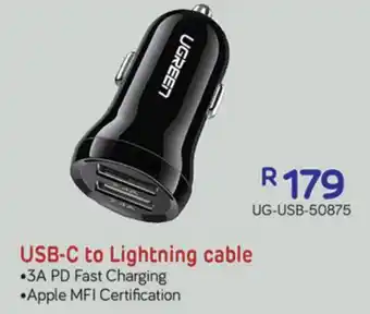 Computer Mania USB-C to Lightning Cable offer