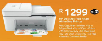 Computer Mania HP Deskjet Plus 4120 All-in-One Printer offer