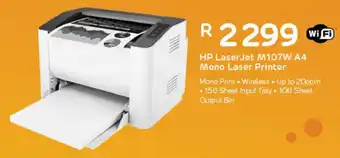 Computer Mania HP Laserjet M107W A4 Mono Laser Printer offer