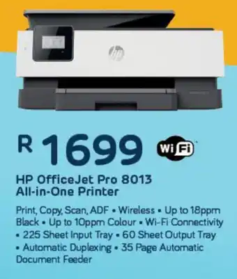 Computer Mania HP OfficeJet Pro 8013 All-in-One Printer offer