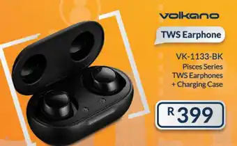 TWS Earphone VK-1133-BK