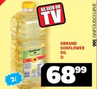 Usave UBRAND SUNFLOWER OIL 2l offer