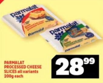 Usave PARMALAT PROCESSED CHEESE SLICES all variants 200g each offer