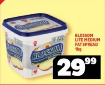 Usave BLOSSOM LITE MEDIUM FAT SPREAD 1kg offer