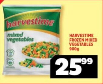 Usave HARVESTIME FROZEN MIXED VEGETABLES 900g offer