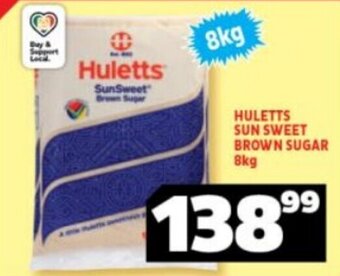 Usave HULETTS SUN SWEET BROWN SUGAR 8kg offer