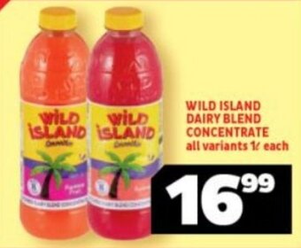 Usave WILD ISLAND DAIRY BLEND CONCENTRATE all variants 1/ each offer