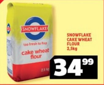 Usave SNOWFLAKE CAKE WHEAT FLOUR 2,5kg offer