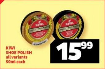 Usave KIWI SHOE POLISH all variants 50ml each offer