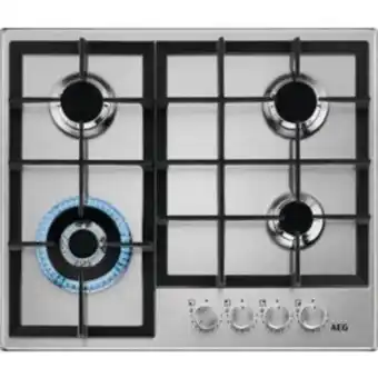 Hirsch's Aeg 60cm gas hob stainless steel - hgb64420sm offer