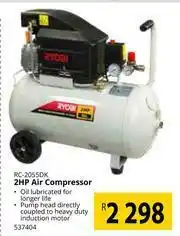 Builders Warehouse Ryobi 2HP Air Compressor RC-2055DK offer