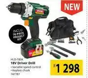 Builders Warehouse Ryobi 18V Driver Drill HLD-180K offer