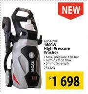 Builders Warehouse Ryobi 1600W High Pressure Washer AJP-1690 offer