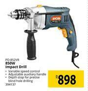 Builders Warehouse Ryobi 850W Impact Drill PD-852VR offer