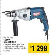 Builders Warehouse Ryobi 1050W Impact Drill PD-1053VR offer