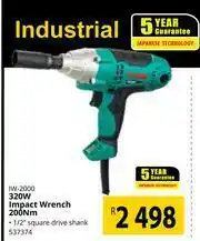 Ryobi 320W Impact Wrench 200Nm IW 2000 offer at Builders Warehouse