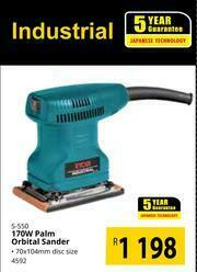 Builders Warehouse Ryobi 170W Palm Orbital Sander S-550 offer
