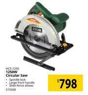 Builders Warehouse Ryobi 1250W Circular Saw HCS-1250 offer