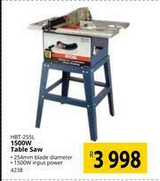 Builders Warehouse Ryobi 1500W Table Saw HBT-255L offer