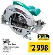 Builders Warehouse Ryobi 2400W Circualr Saw W-2400 offer