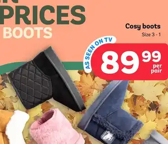PEP Cosy boots offer