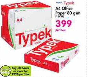 Makro Typek A4 Office Paper 80gsm offer