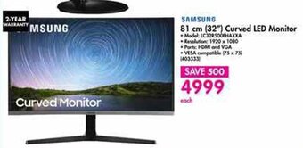 Makro SAMSUNG 81 cm (32") Curved LED Monitor offer