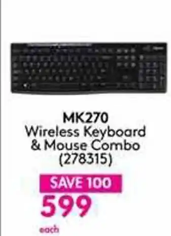 Makro MK270 Wireless Keyboard & Mouse Combo offer