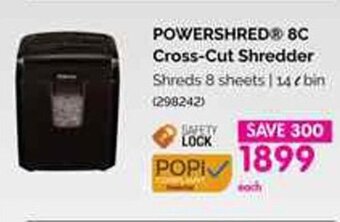 POWERSHRED 8C Cross-Cut Shredder