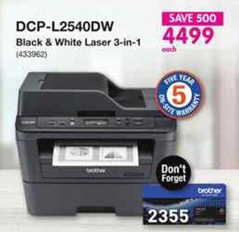 Makro DCP-L2540DW Black & White Laser 3-in-1 offer