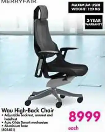 Makro Wau High-Back Chair offer