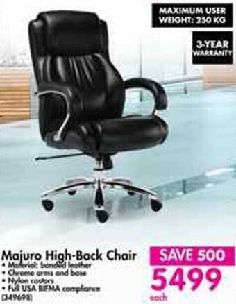 Makro Majuro High-Back Chair offer