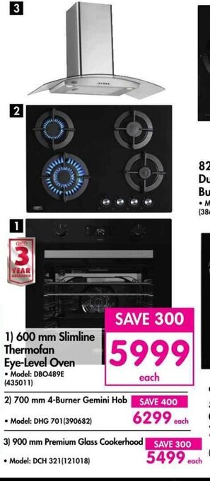 Makro 600 mm Slimline Thermofan Eye-Level Oven offer
