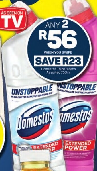 Pick n Pay Domestos Thick Bleach Assorted 750ml offer