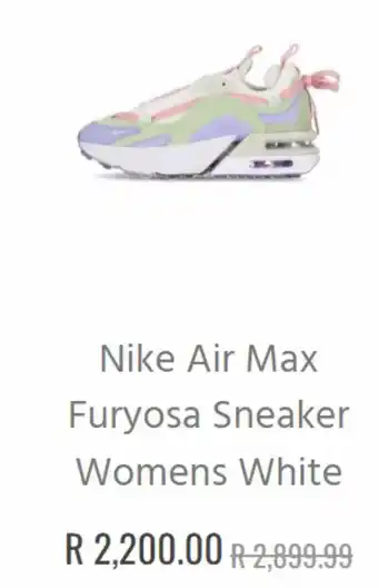 Side Step Nike air max furyosa sneaker womens white offer